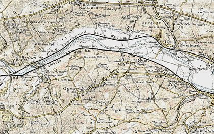 Old map of Bar Moor in 1901-1904