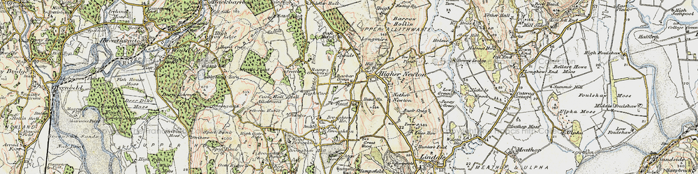 Old map of Barber Green in 1903-1904