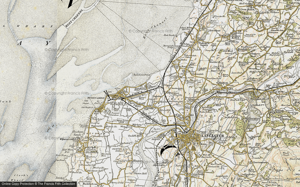 Old Map of Bare, 1903-1904 in 1903-1904