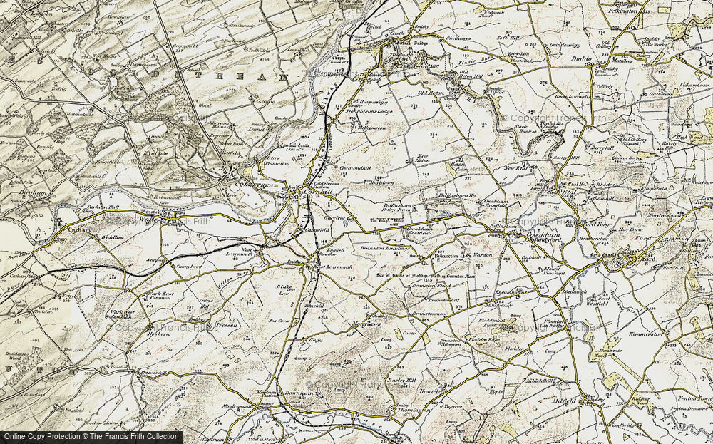 Old Map of Bareless, 1901-1904 in 1901-1904