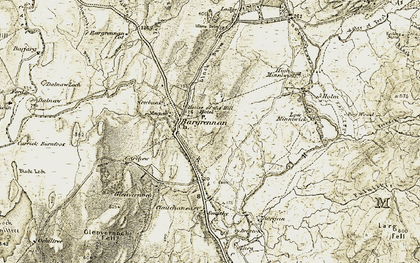 Old map of Bog Wood in 1904-1905