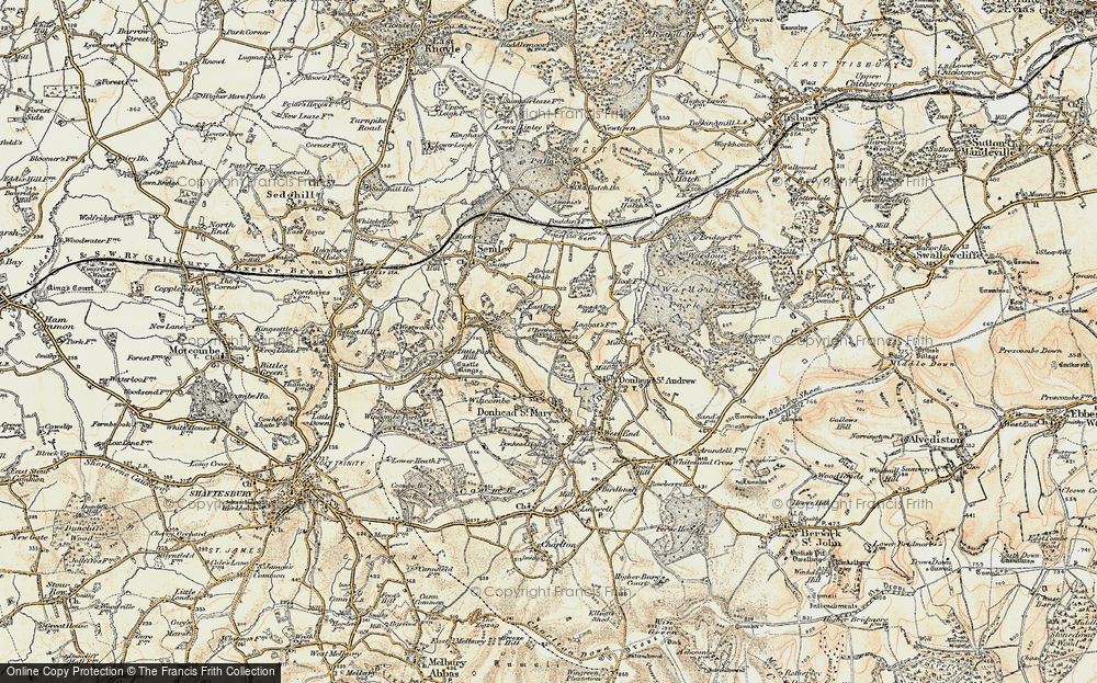 Old Map of Barkers Hill, 1897-1909 in 1897-1909
