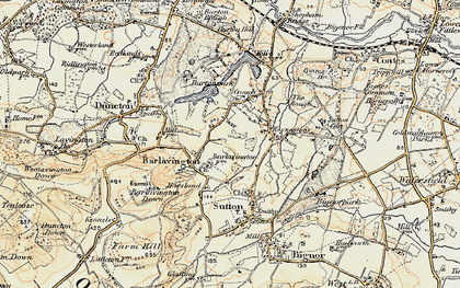Old map of Barlavington in 1897-1900