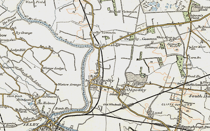Old map of Barlby in 1903