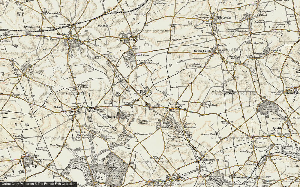 Old Map of Barmer, 1901-1902 in 1901-1902