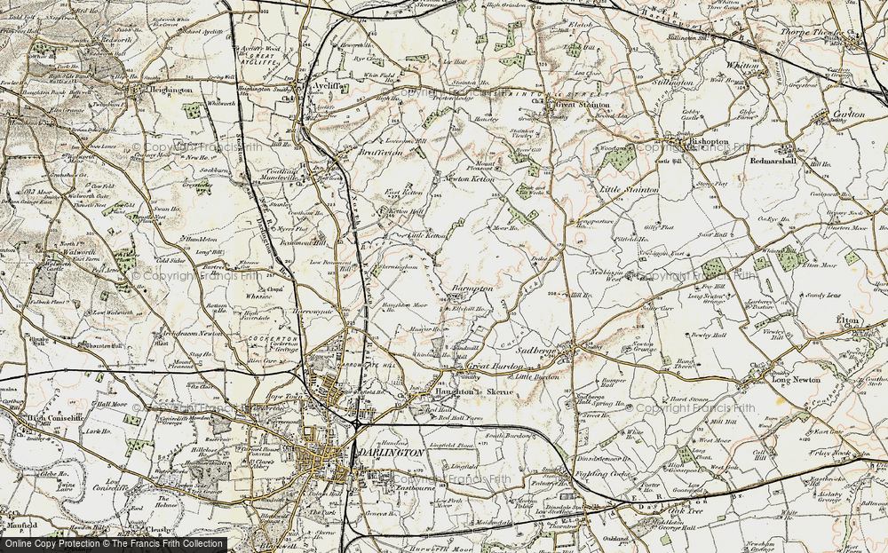 Old Map of Barmpton, 1903-1904 in 1903-1904
