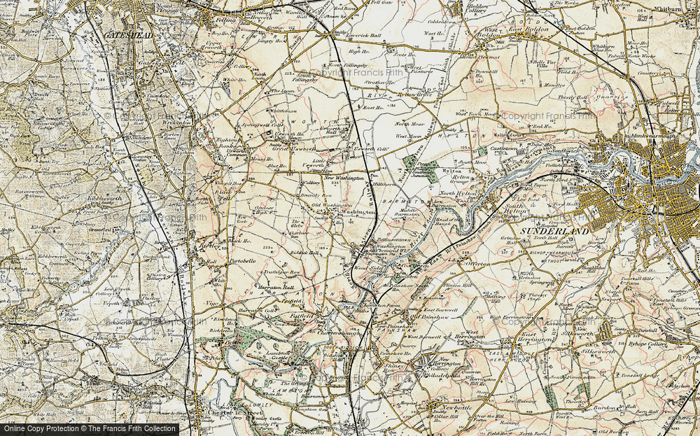 Old Map of Barmston, 1901-1904 in 1901-1904