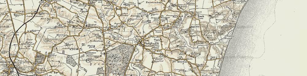 Old map of Barnaby Green in 1901-1902