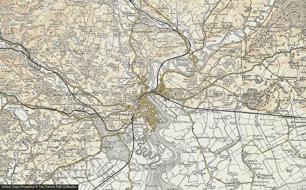 Old Map of Barnardtown, 1899-1900 in 1899-1900
