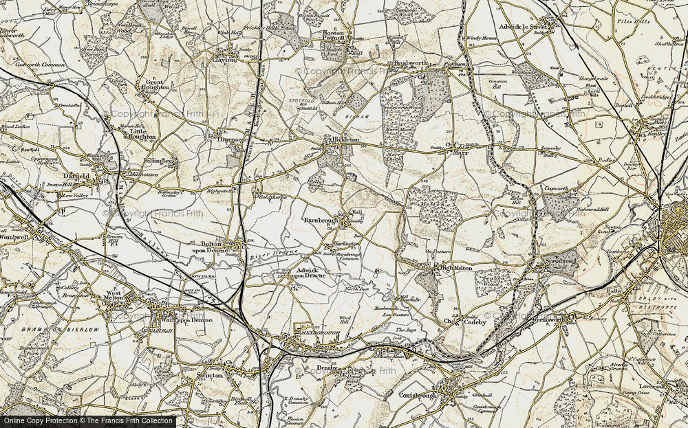 Old Map of Barnburgh, 1903 in 1903