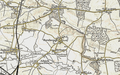 Old map of Barnburgh in 1903