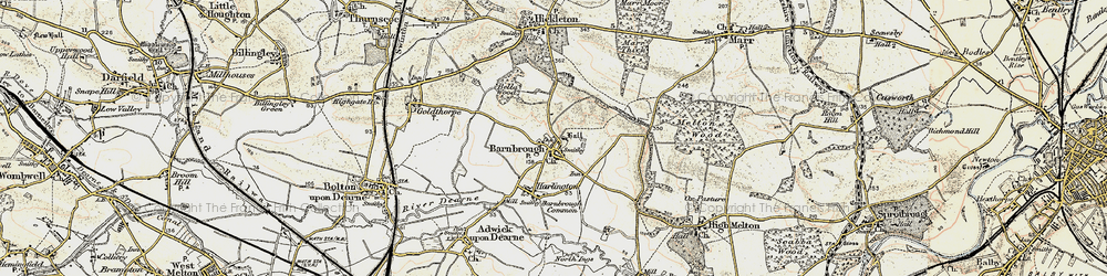 Old map of Barnburgh in 1903