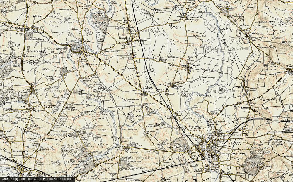 Old Map of Barnby Moor, 1902-1903 in 1902-1903