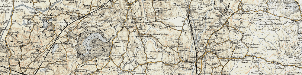 Old map of Barnett Brook in 1902