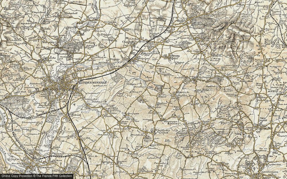 Old Map of Barnettbrook, 1901-1902 in 1901-1902