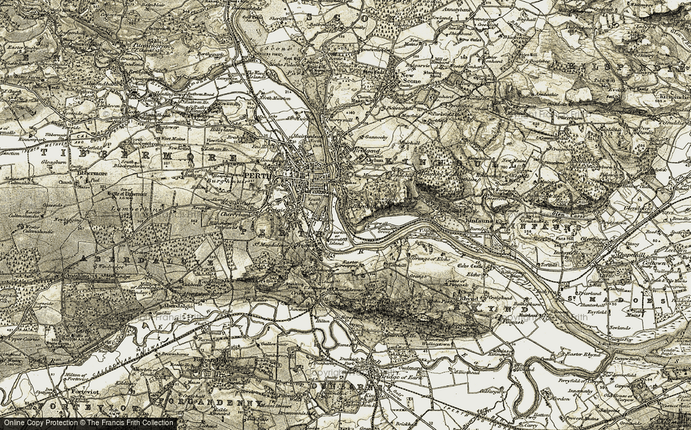 Old Map of Barnhill, 1906-1908 in 1906-1908