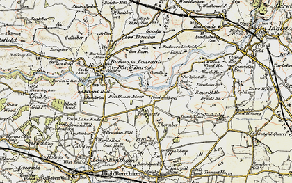 Old map of Barnoldswick in 1903-1904