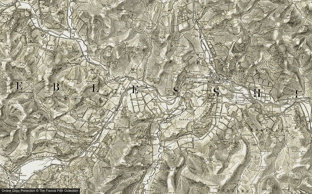 Old Map of Barns, 1903-1904 in 1903-1904
