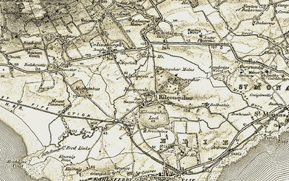 Old map of Broomlees in 1903-1908