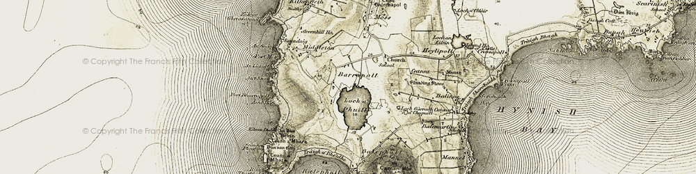 Old map of Barrapol in 1906-1907