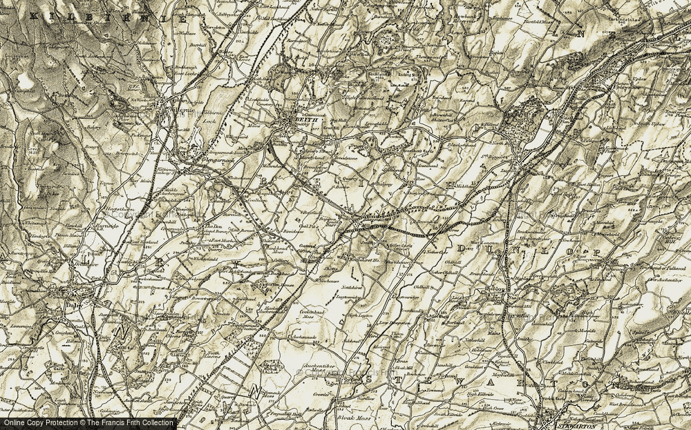 Old Map of Barrmill, 1905-1906 in 1905-1906