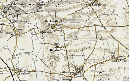 Old map of Barrow in 1901-1903