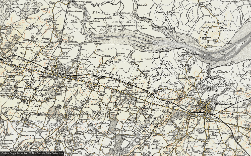 Old Map of Barrow Green, 1897-1898 in 1897-1898