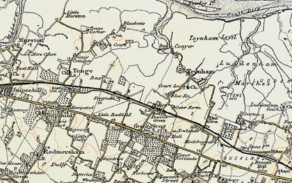 Old map of Barrow Green in 1897-1898