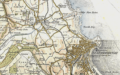 Old map of Barrowcliff in 1903-1904
