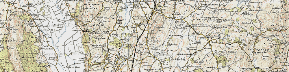 Old map of Larkrigg in 1903-1904