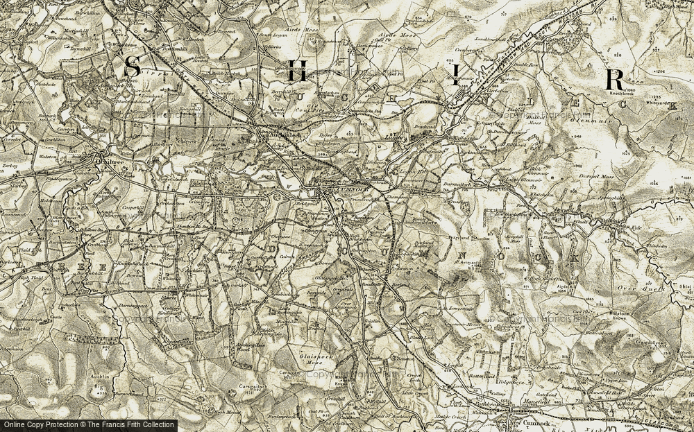 Old Map of Barshare, 1904-1905 in 1904-1905