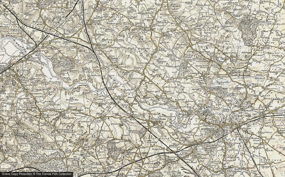 Old Map of Bartington, 1902-1903 in 1902-1903
