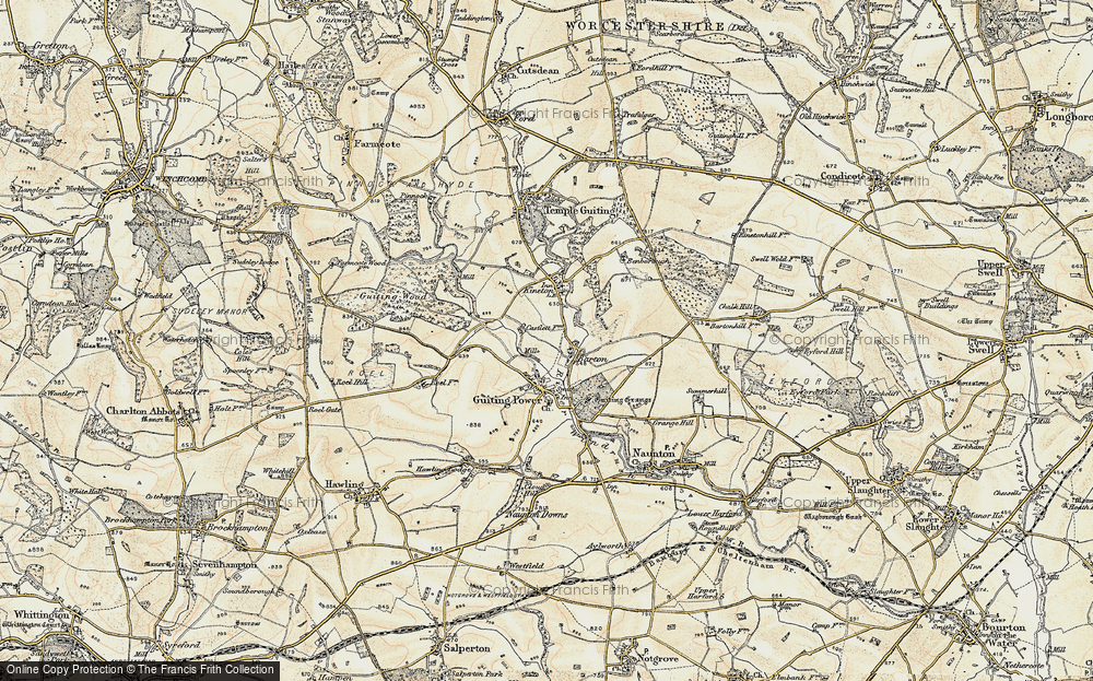 Old Map of Barton, 1898-1899 in 1898-1899