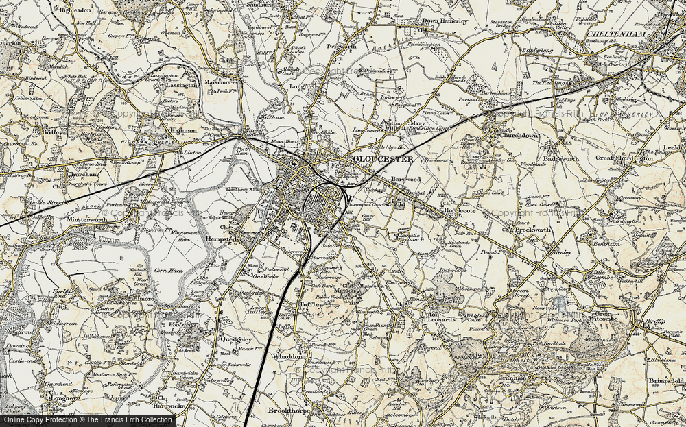 Old Map of Barton, 1898-1900 in 1898-1900
