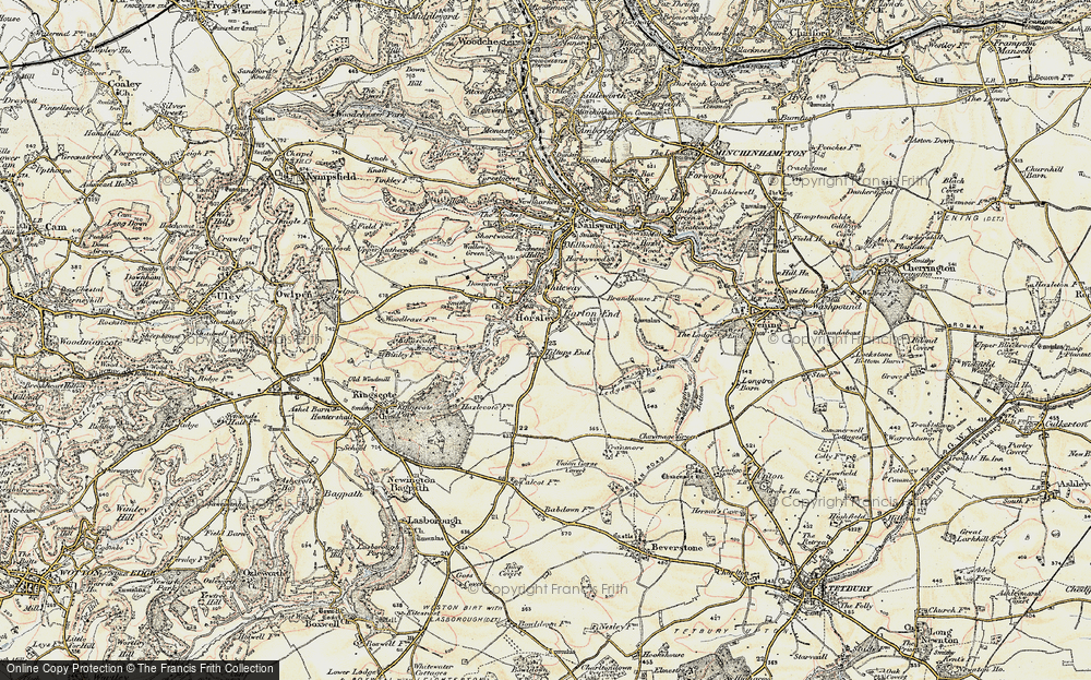 Old Map of Barton End, 1898-1900 in 1898-1900