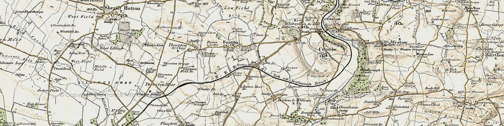 Old map of Barton Hill Ho in 1903