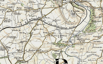 Old map of Barton Moor Ho in 1903-1904