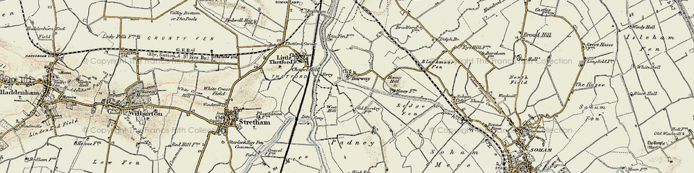 Old map of Barway in 1901