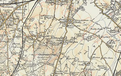 Old map of Barwell in 1897-1909