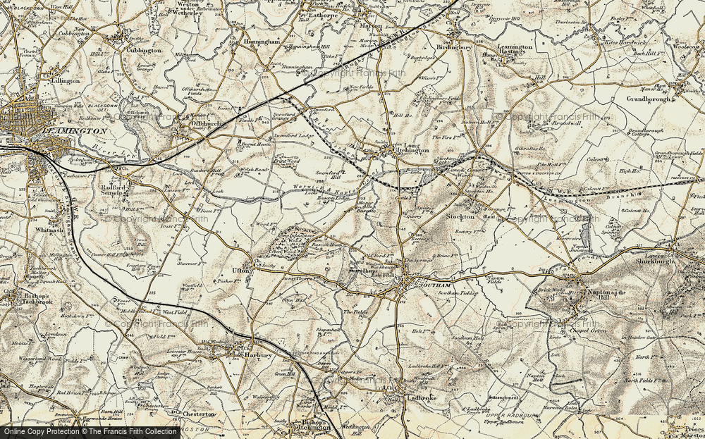 Old Map of Bascote, 1898-1902 in 1898-1902