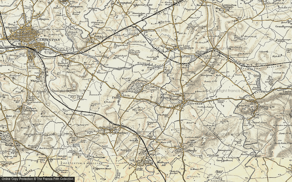 Old Map of Bascote Heath, 1898-1902 in 1898-1902