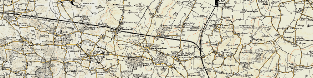 Old map of Little London in 1899-1901