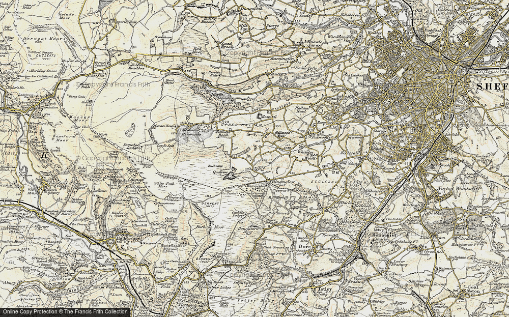 Old Map of Bassett, 1902-1903 in 1902-1903