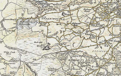 Old map of Bassett in 1902-1903