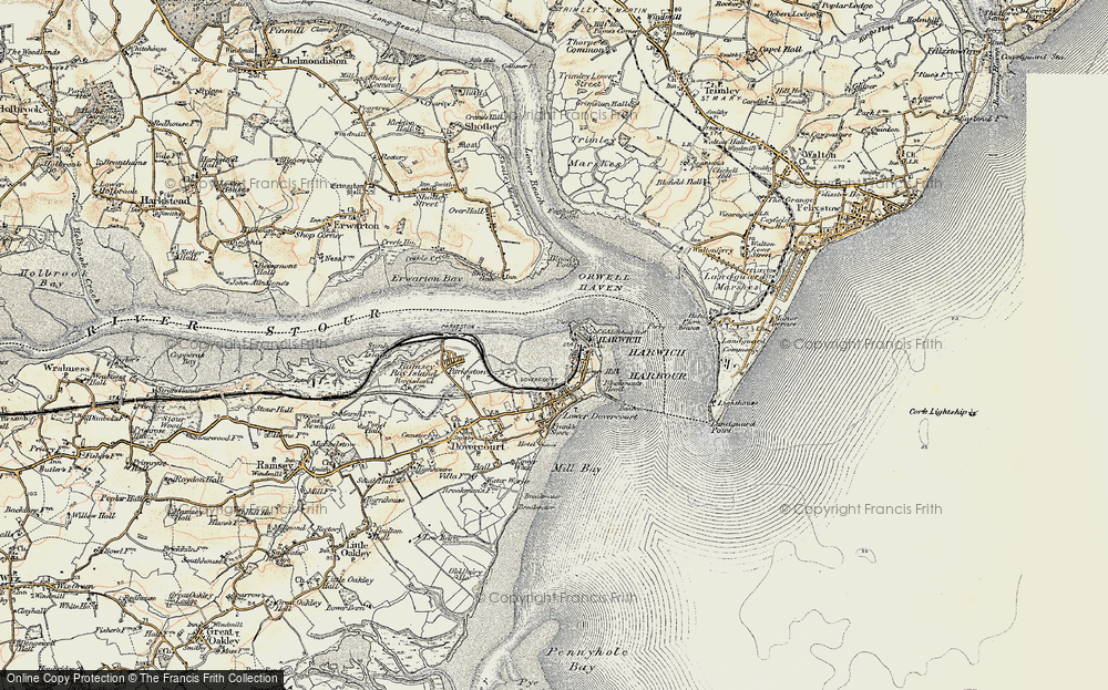 Old Map of Bath Side, 1898-1899 in 1898-1899