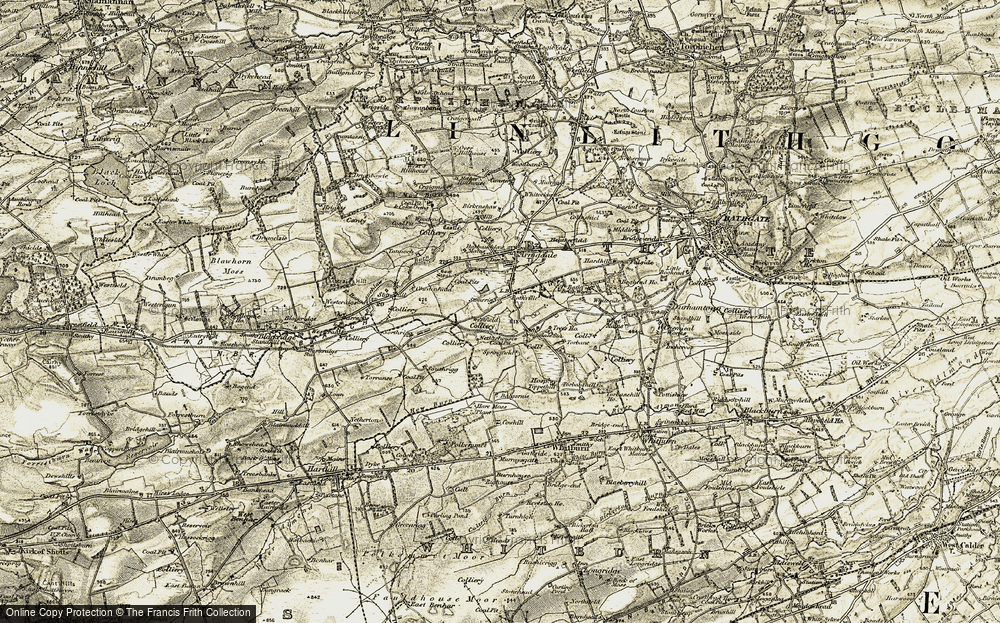 Old Map of Bathville, 1904 in 1904