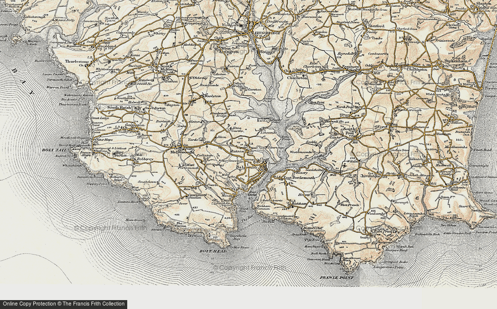 Old Map of Batson, 1899 in 1899