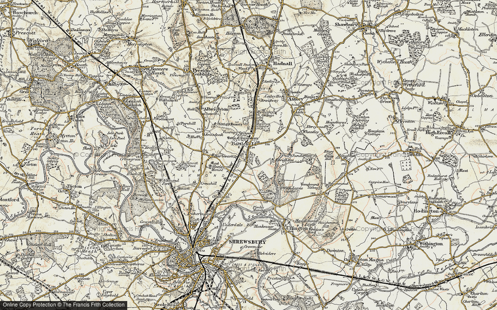 Old Map of Battlefield, 1902 in 1902