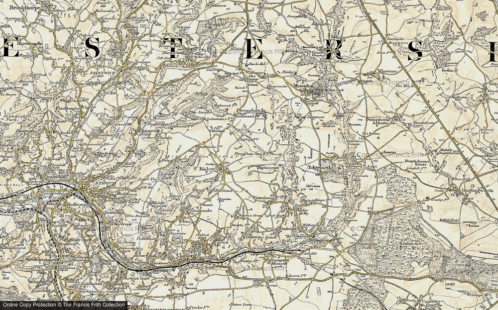 Old Map of Battlescombe, 1898-1899 in 1898-1899