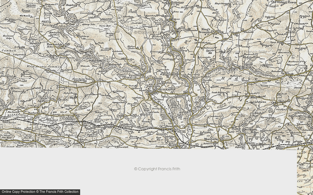 Old Map of Battleton, 1898-1900 in 1898-1900